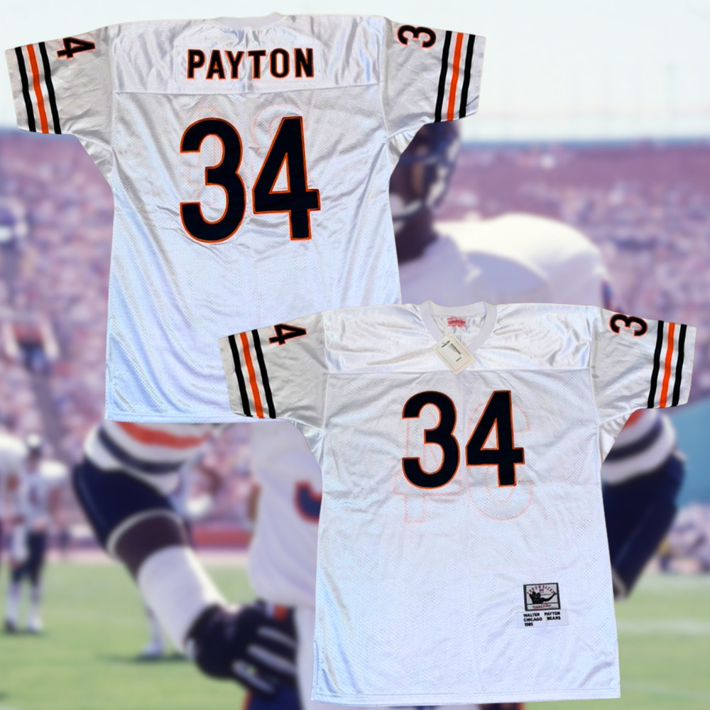 Chicago Bears Walter Payton Mitchell & Ness 1985 Authentic Jersey Sz 56 3XL NWT